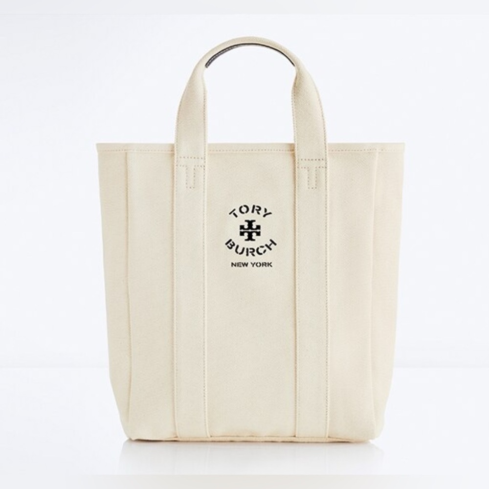 TORY BURCH *NWT* Canvas Tote Bag in Natural
